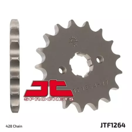 Pignon JT Sprockets 15 Dents Acier Pas 428 Type 1264
