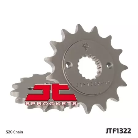 Pignon JT Sprockets 14 Dents Acier Pas 520 Type 1322