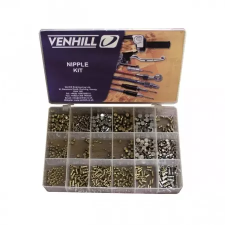 Coffret Accessoires Câbles Venhill 700 pièces douilles - Freinage VENHILL