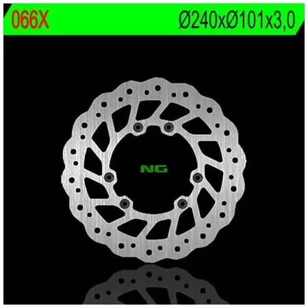 Disque de Frein Avant Gauche NG 066X Pétale Fixe - Freinage NG BRAKE
