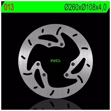 Disque de Frein Avant Gauche NG 013 Rond Fixe - Freinage NG BRAKE