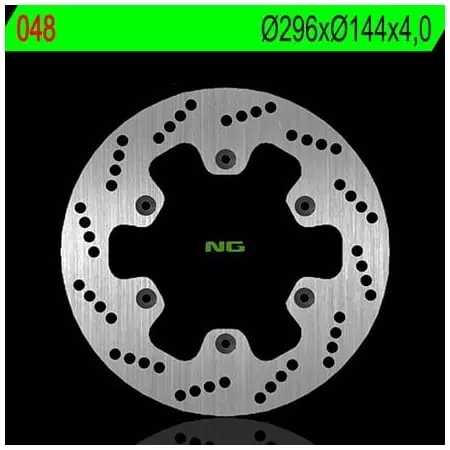 Disque de Frein Avant Gauche NG 048 Rond Fixe - Freinage NG BRAKE