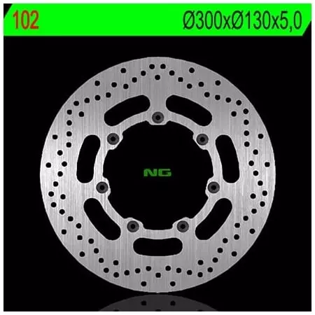 Disque de Frein Avant Gauche NG 102 Rond Fixe - Freinage NG BRAKE
