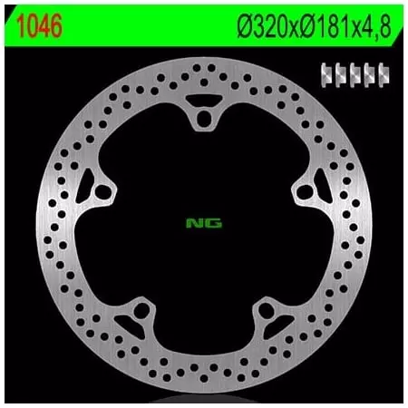 Disque de Frein Avant NG 1046 Rond Fixe BMW - Freinage NG BRAKE