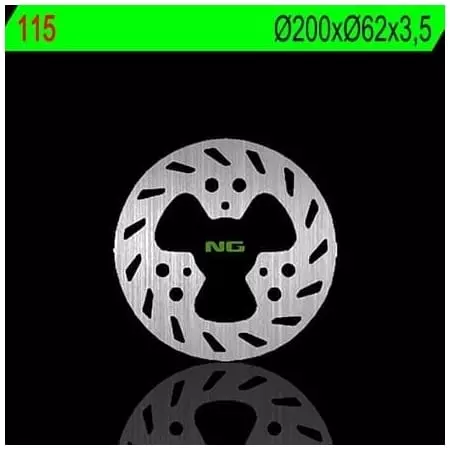 Disque de Frein Arrière NG 1145 Rond Fixe