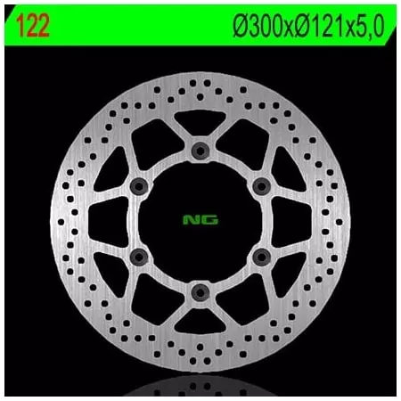 Disque de Frein Avant Gauche NG 122 Rond Fixe Suzuki - Freinage NG BRAKE