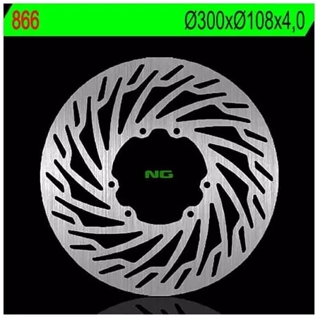 Disque de Frein Avant Gauche NG 866 Rond Fixe - Freinage NG BRAKE