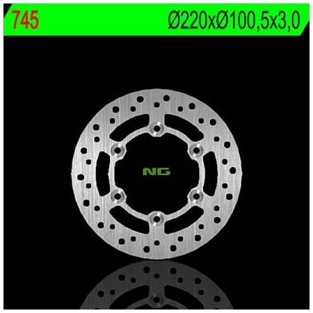 Disque de Frein Avant Gauche NG 745 Rond Fixe - Freinage NG BRAKE