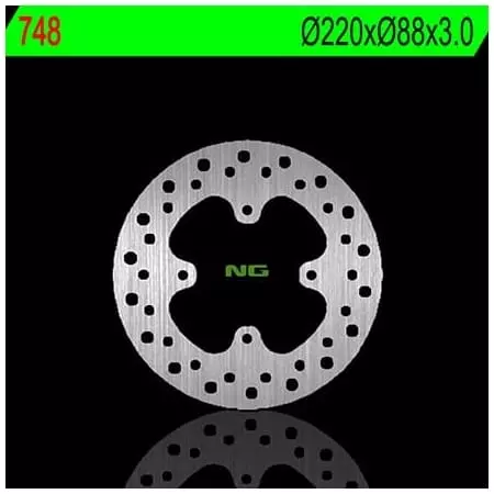 Disque de Frein Avant Gauche NG 748 Rond Fixe Honda