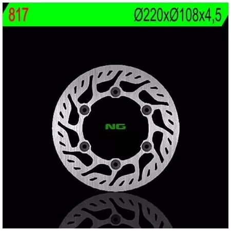 Disque de Frein Arrière NG 817 Rond Fixe Gas Gas Wild - Freinage NG BRAKE