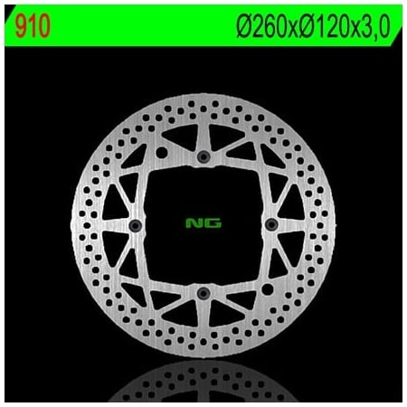 Disque de Frein Avant Gauche NG 910 Rond Fixe - Freinage NG BRAKE