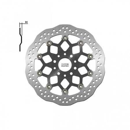 Disque De Frein Avant NG 1717xg Pétale Semi-Flottant KTM 790 duke - Freinage NG BRAKE