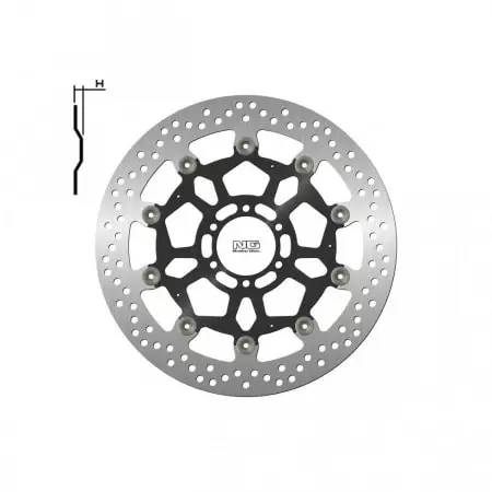 Disque De Frein Avant NG 1790g Rond Flottant Ducati Sport Touring ST4 - Freinage NG BRAKE