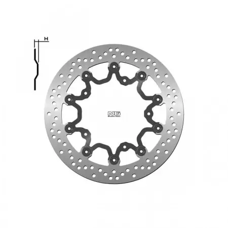 Disque De Frein Avant NG 1205 Rond Fixe Yamaha T-Max 530 - Freinage NG BRAKE