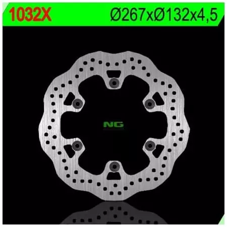 Disque De Frein Arrière Gauche NG 1032X Pétale Fixe Yamaha T-Max 500 - Freinage NG BRAKE