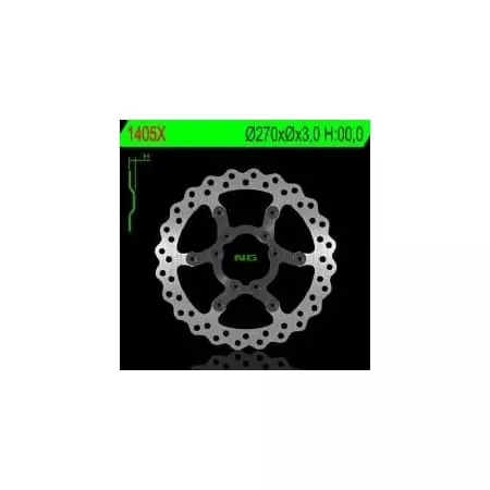 Disque De Frein Avant NG Diamètre 270 Pétale Fixe Type 1405X TM