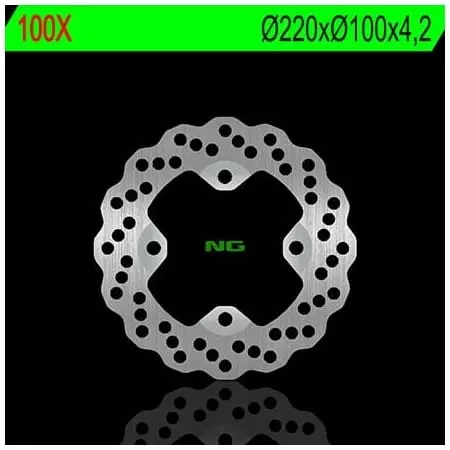 Disque De Frein Arrière NG 100X Pétale Fixe - Freinage NG BRAKE