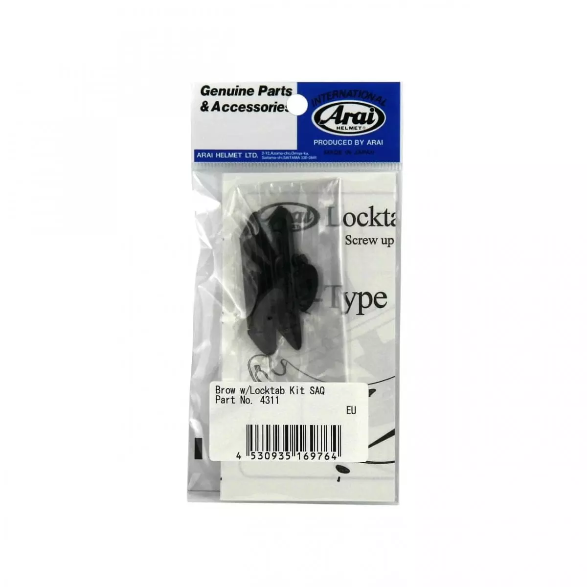 Kit Ventilation Écran Avec Locktab SAQ SAI Arai