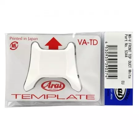 Ventilation Supérieure Centrale Avant Arai Front Top Duct White