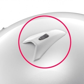 Ventilations Supérieures Avant Arai TDF Duct-3 Casques Quantum/Quantum-ST/Quantum-ST Pro/Tour-X 4/X-Tend/X-Tend RAM Blanc