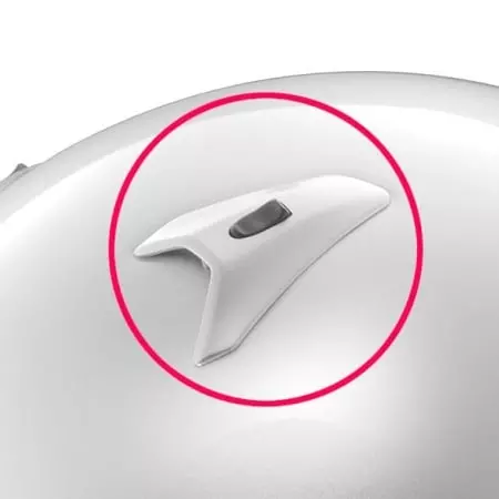 Ventilations Supérieures Avant Arai TDF Duct-3 Casques Quantum/Quantum-ST/Quantum-ST Pro/Tour-X 4/X-Tend/X-Tend RAM Blanc