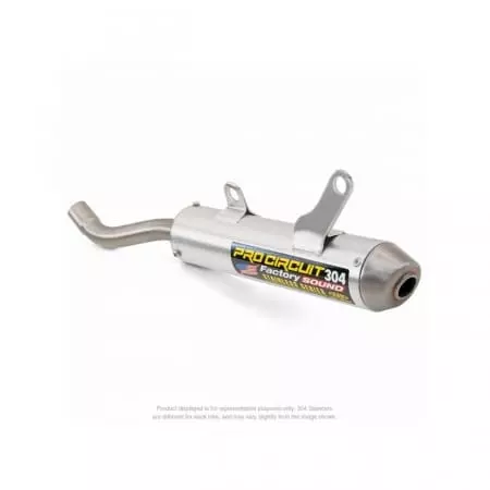 Silencieux Pro Circuit 304 Alu Brossé/Casquette Inox Yamaha YZ85 - Echappement moto PRO CIRCUIT