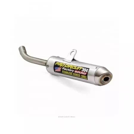 Silencieux Pro Circuit R-304 Alu Brossé Yamaha YZ65 - Echappement moto PRO CIRCUIT