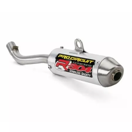 Silencieux Pro Circuit R-304 Alu Brossé/Casquette Inox KTM/Husqvarna 65 - Echappement moto PRO CIRCUIT