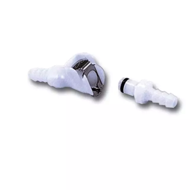 Raccord Rapide Motion Pro Diamètre 6 mm Double Blocage Blanc