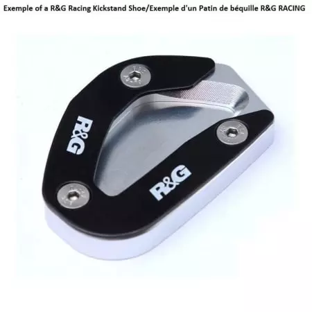 Patin De Béquille Latérale R&G Racing Argent BMW K1600B