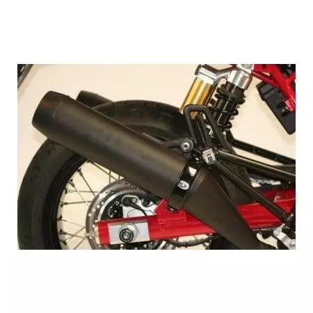 Protection De Silencieux Rond R&G Racing Noir Diamètre 100 mm