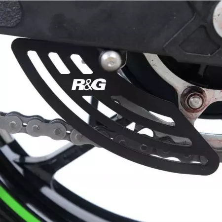 Protection De Couronne (Dent De Requin) R&G Racing Noir Kawasaki Ninja 400