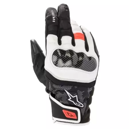 Gants Alpinestars SMX-Z Drystar Noir Blanc Rouge