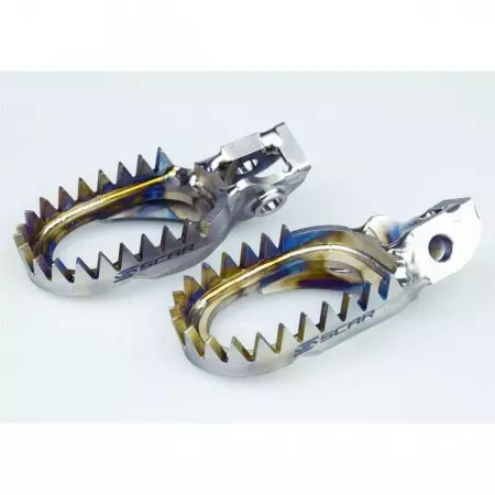 Repose-Pieds Scar Anti-Boue Titane Pour Yamaha YZ YZF - Partie cycle SCAR