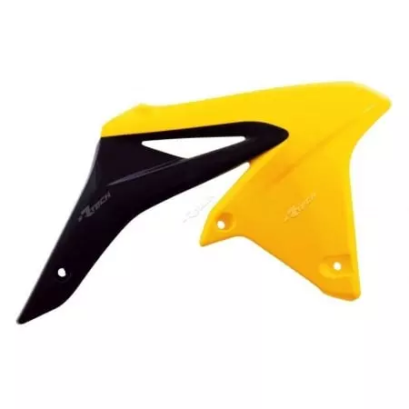 Ouïes De Radiateur Racetech Couleur Origine (2016) Jaune Noir Suzuki RM-Z250