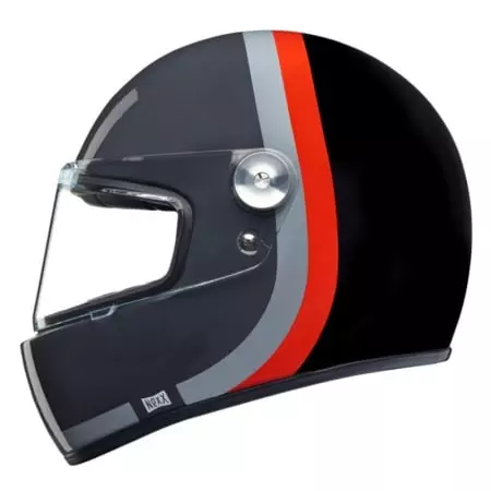 Casque Nexx X.G100R Speedway Gris Rouge Noir