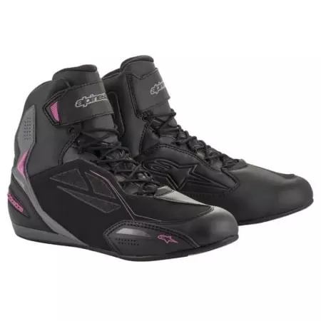 Baskets Femme Alpinestars Stella Faster 3 Drystar Noir Gris Fuchsia