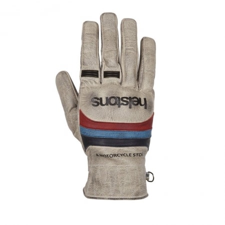 Gants Helstons Bora Beige Bleu Rouge