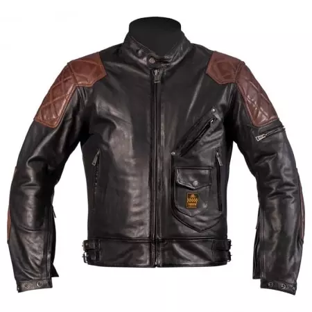 Blouson Helstons Chuck Cuir Buffle Et Vachette