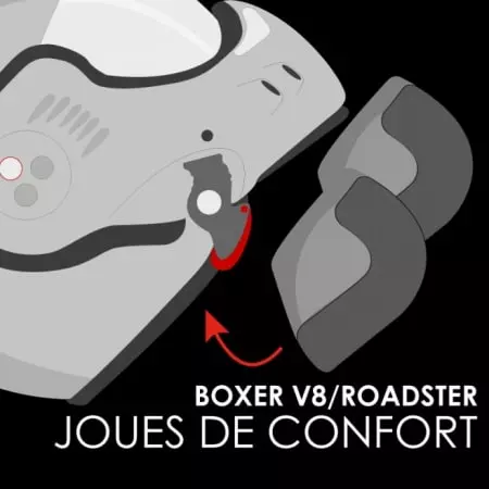 Mousses De Joues Roof Ro5 Boxer V8 et Ro5 Roadster