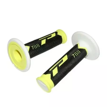 Poignées Progrip 788 Fluo Jaune Noir Blanc