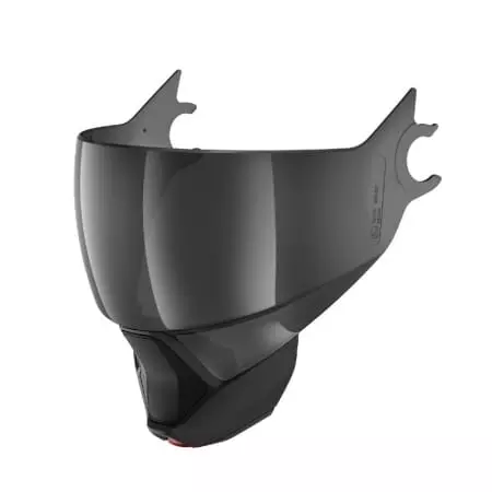 Visière Shark Evojet Blank Mentonnière KMA Fumé Foncé Noir Mat