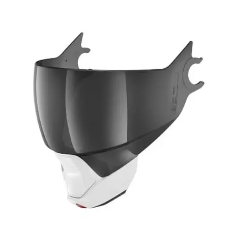 Visière Shark Evojet Blank Blanc Fumée foncée Mentonnière WHU