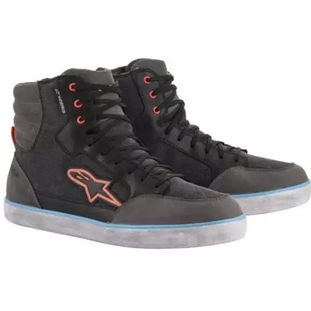 Baskets Alpinestars J-6 Waterproof Canvas Noir Anthracite Bleu