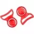 Kit De Boucles Alpinestars Pour Genouillères Fluid Rouge