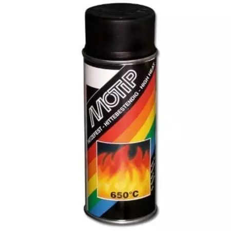 Peinture Motip Haute TempÃ©rature Noir - 400mL