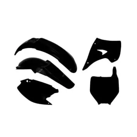Kit Plastique Racetech Black Kawasaki KX125 250