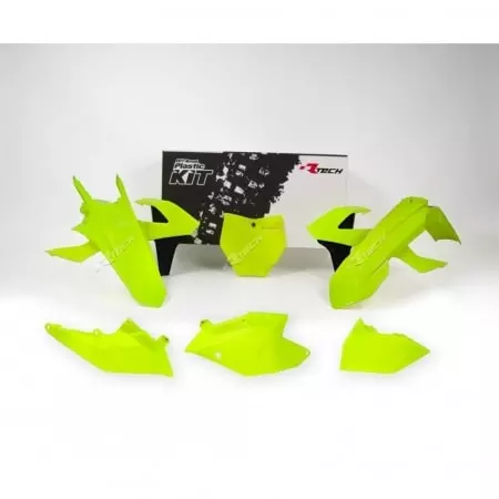 Kit Plastique Racetech Jaune Fluo Noir KTM
