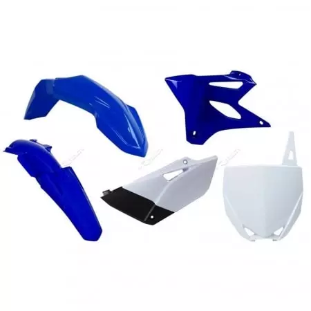 Kit Plastique Racetech Couleur Origine (15-16) Bleu Blanc Yamaha YZ85