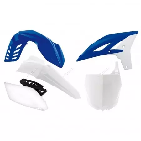 Kit Plastique Racetech Couleur Origine (2013) Bleu Blanc Yamaha YZ250F - Carénage et protection RACETECH